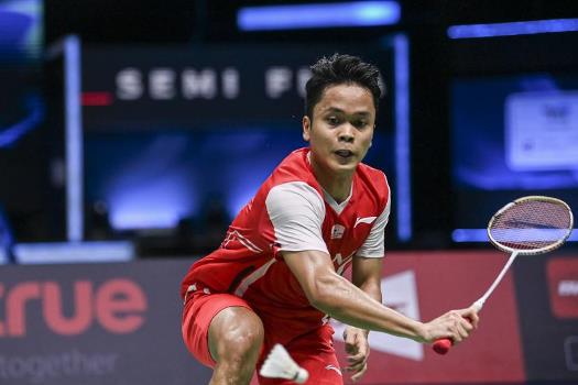Kalahkan Momota, Ginting Bawa Indonesia Unggul 1-0 atas Jepang